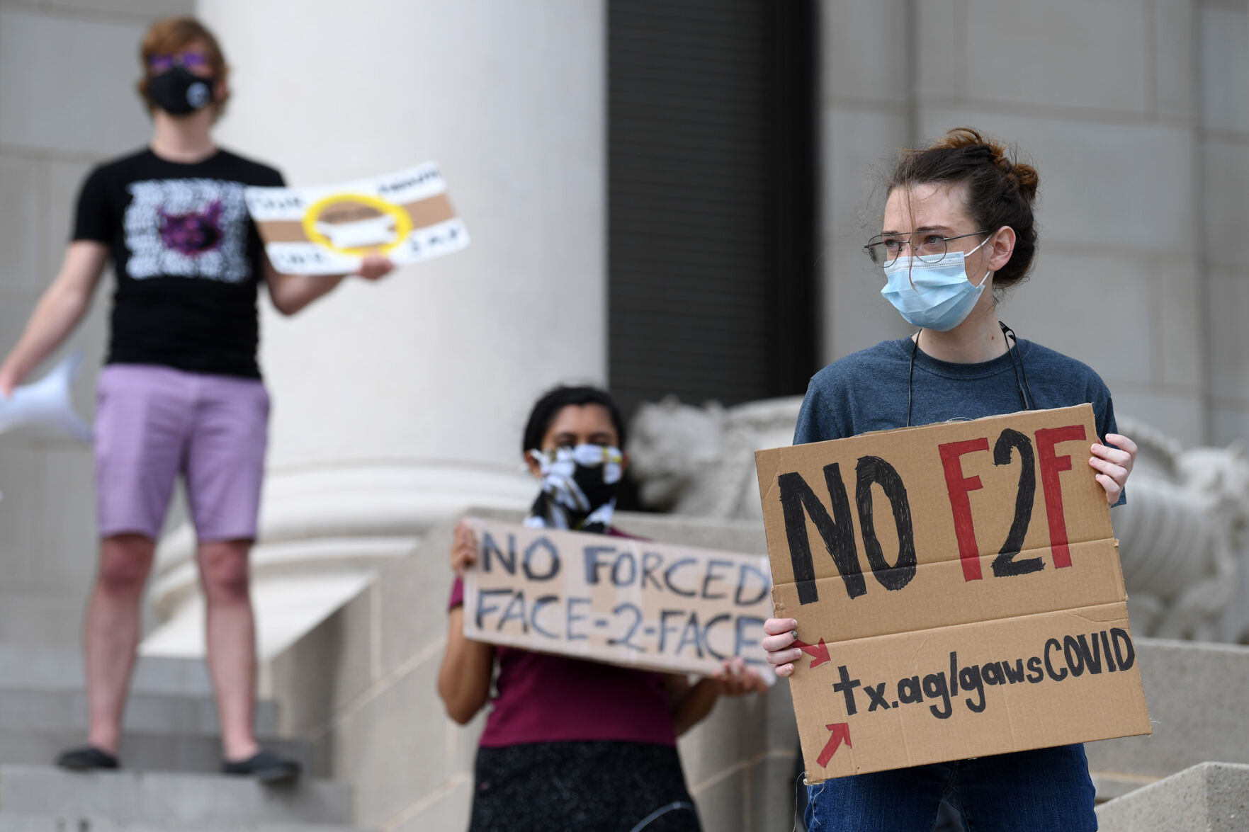 TAMU graduate student protest